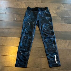 Ripzone Blue Camo Activewear Pants S